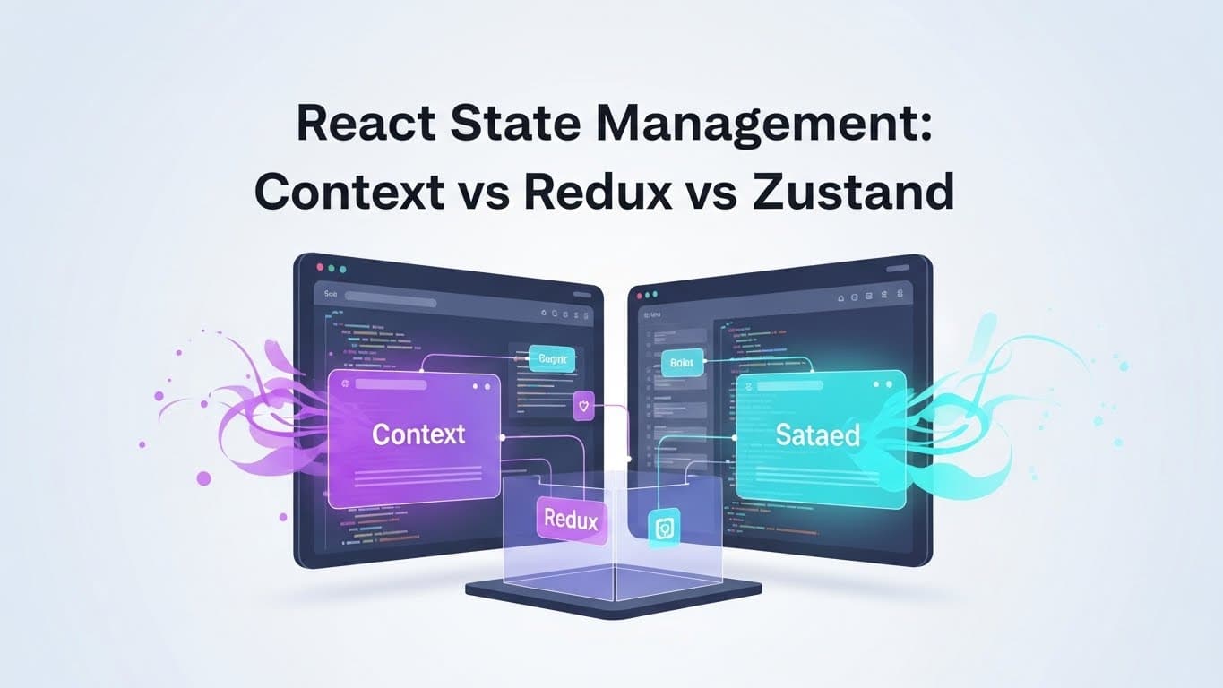React State Management: Context vs Redux vs Zustand — Diffcozen