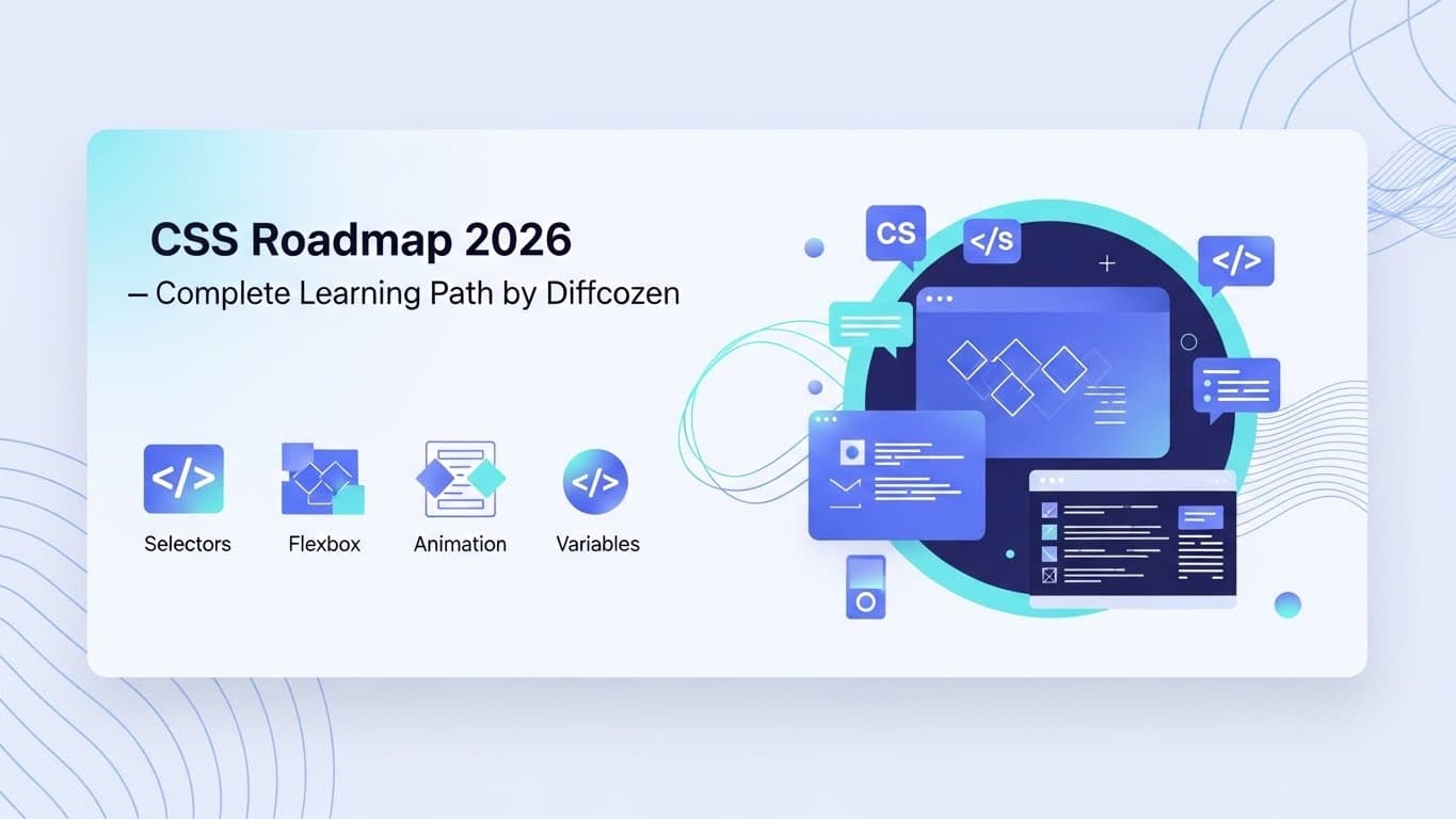 CSS Roadmap 2026 — Complete Learning Path by Diffcozen