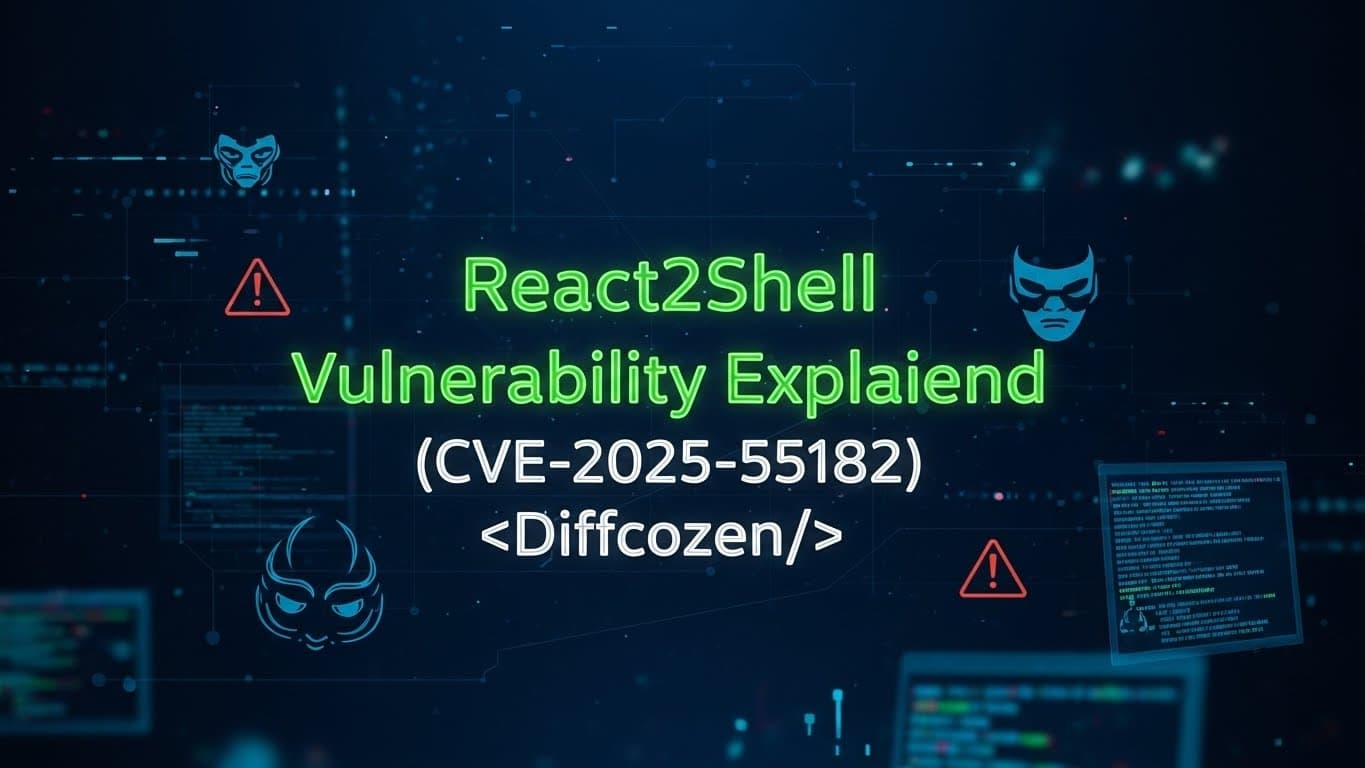 React2Shell Vulnerability Explained (CVE-2025-55182) — Diffcozen