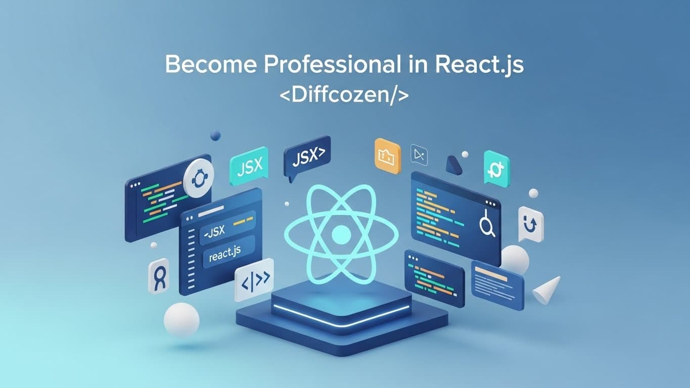 Become Professional in React.js — Diffcozen
