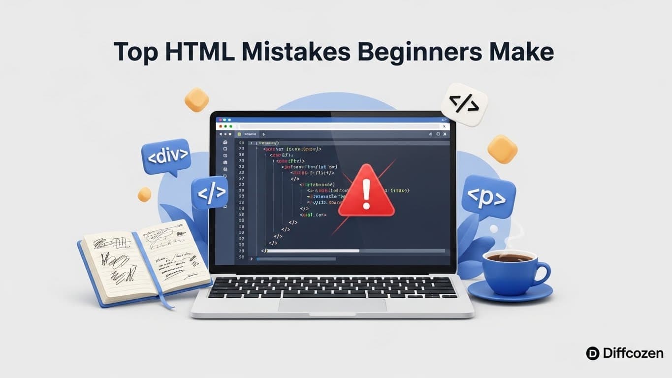 Top HTML Mistakes Beginners Make — Diffcozen